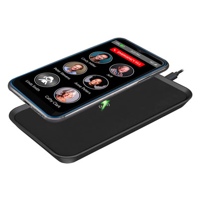 Easy-To-Use Senior Mobile Phone w/ Picture Dialing, Video Chat + Emergency  911 Calling, Protects elderly w/ Alzheimer's w/ GPS Tracking, Control  Incoming & Outgoing Calls, Works w/ Many Carriers