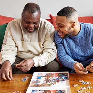 Tray puzzles for seniors