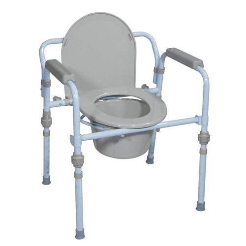 Portable Bedside Folding Commode I Drive Medical I Alzstore